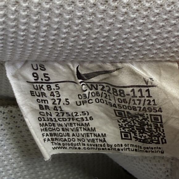 Nike Air Force 1 Low \'07 ‘Triple White’CW2288 111 Size 9.5 Shoe main image 5